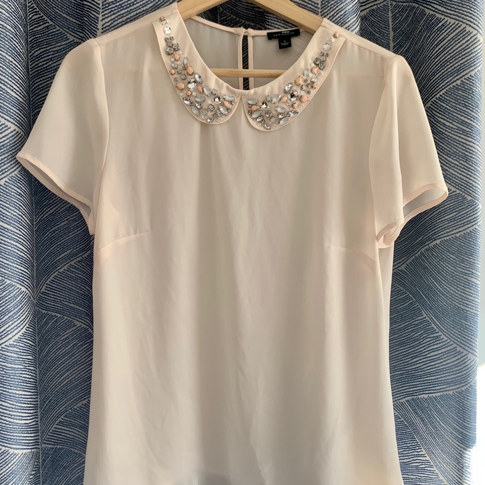 Ann Taylor Peter Pan Collar Shirt